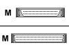 HP - SCSI external cable - HD-68 (M) - HD-50 (M) - 5 m - thumbscrews