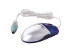 Fellowes Web Pro Optical Mouse - Mouse - optical - 5 button(s) - wired - PS/2, USB - metallic silver, translucent blue