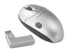 Kensington PocketMouse Pro Wireless - Mouse - optical - 3 button(s) - wireless - RF - USB wireless receiver - metallic silver, translucent black