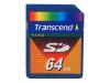 Transcend - Flash memory card - 64 MB - SD Memory Card