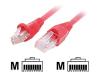 StarTech.com - Crossover cable - RJ-45 (M) - RJ-45 (M) - 10.7 m - UTP - ( CAT 5e ) - snagless - red