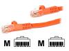 StarTech.com - Patch cable - RJ-45 (M) - RJ-45 (M) - 3 m - UTP - ( CAT 5e ) - snagless - orange