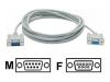 StarTech.com - Null modem cable - DB-9 (M) - DB-9 (F) - 3 m