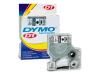 DYMO D1 - Polyester self-adhesive label tape - black on blue - Roll (1.27 cm x 7 m) - 1 roll(s)