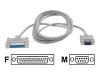 StarTech.com - Null modem cable - DB-9 (M) - DB-25 (F) - 3 m