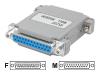 StarTech.com - Null modem adapter - DB-25 (M) - DB-25 (F)