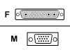 Epson - Video cable - HD-15 (M) - 13W3 (F) - 0.9 m