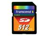 Transcend - Flash memory card - 512 MB - SD Memory Card