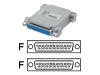 StarTech.com Null Modem Adapter - Null modem adapter - DB-25 (F) - DB-25 (F)