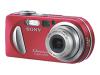 Sony Cyber-shot DSC-P8/R - Digital camera - 3.2 Mpix - optical zoom: 3 x - supported memory: MS, MS PRO - red