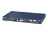 NETGEAR ProSafe FSM726 Managed Switch - Switch - 24 ports - EN, Fast EN - 10Base-T, 100Base-TX + 2x10/100/1000Base-T + 2 x GBIC (empty)