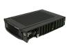 StarTech.com Black 3.5in IDE Hard Drive Mobile Rack for 5.25in Bay w/ fan - Storage mobile rack - black