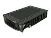 StarTech.com Black 3.5in IDE Hard Drive Mobile Rack for 5.25in Bay 2x fan - Storage mobile rack - black