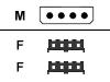 Belkin - Power cable - 4 PIN internal power (M) - 4 PIN mini-power connector (F) - 15.2 cm