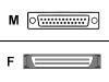 Adaptec - SCSI external adapter - DB-25 (M) - HD-50 (F)