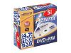 Memorex Professional - 5 x DVD+RW - 4.7 GB 2.4x - jewel case - storage media (pack of 2 )