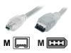 StarTech.com - IEEE 1394 cable - 4 PIN FireWire (M) - 6 PIN FireWire (M) - 1.8 m ( IEEE 1394 ) - transparent