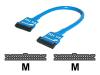 StarTech.com - Floppy cable - 34 PIN IDC (F) - 34 PIN IDC (F) - 0.3 m - moulded, rounded - blue