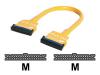 StarTech.com - Floppy cable - 34 PIN IDC (F) - 34 PIN IDC (F) - 0.3 m - moulded, rounded - yellow
