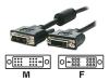 StarTech.com DVI-D Single Link Monitor Extension Cable - Display extender - DVI-D (M) - DVI-D (F) - 1.8 m - black