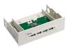 Trust 4 Port USB 2.0 Direct Access Hub 420F - Hub - 4 ports - Hi-Speed USB - internal