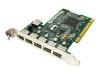 Adaptec USB2connect 5100 - USB adapter - PCI - USB, Hi-Speed USB - 5 ports
