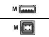 Wacom STJ A236 - USB cable - 4 PIN USB Type A (M) - 4 PIN USB Type B (M) - black