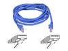 Belkin - Patch cable - RJ-45 (M) - RJ-45 (M) - 5 m - ( CAT 5e ) - moulded, snagless - blue