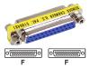 Belkin - Serial / parallel gender changer - DB-25 (F) - DB-25 (F)