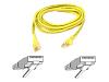 Belkin - Patch cable - RJ-45 (M) - RJ-45 (M) - 2 m - ( CAT 5e ) - moulded, snagless - yellow