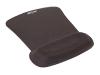 Belkin WaveRest Gel Mouse Pad - Mouse pad with wrist pillow - black
