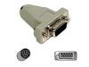 Belkin Pro Series - Mouse adapter - 6 pin PS/2 (F) - DB-9 (F) - molded
