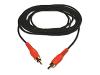 Belkin - Audio cable - RCA (M) - RCA (M) - 3 m - red