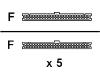 Adaptec - SCSI internal cable - 50 PIN IDC (F) - 50 PIN IDC (F) - 1.3 m