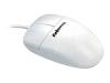 Fellowes - Mouse - optical - 2 button(s) - wired - PS/2 - dove grey