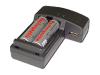 A4Tech CG-5 - Battery charger - 4 x Nickel Metal Hydride