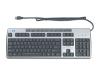 Compaq USB Easy Access Keyboard - Keyboard - USB - silver, carbon - Belgium