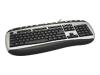 Labtec Internet Keyboard - Keyboard - black, silver - Norwegian
