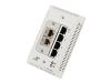3Com NJ 100 Network Jack - Switch - 4 ports - EN, Fast EN - 10Base-T, 100Base-TX - PoE - panel-mountable