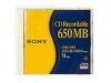 Sony - CD-R - 650 MB ( 74min ) 16x - storage media