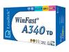 Leadtek WinFast A340 TD - Graphics adapter - GF FX 5200 - AGP 8x - 128 MB DDR - Digital Visual Interface (DVI) - TV out - retail