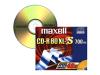 Maxell - 10 x CD-R - 700 MB ( 80min ) 48x - white, blue - storage media