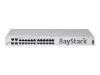 Nortel BayStack 425-24T - Switch - 24 ports - EN, Fast EN - 10Base-T, 100Base-TX + 2x10/100/1000Base-T(uplink) + 2 x SFP (empty) - 1U   - stackable