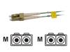 Fujitsu - Fibre optic cable - LC multi-mode (M) - LC multi-mode (M) - 100 m - fiber optic - 50 / 125 micron - green