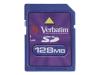 Verbatim - Flash memory card - 128 MB - SD Memory Card