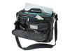 Kensington Contour Pro Leather Carrying Case - Notebook carrying case - black