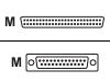 3Com - V.24 cable ( DTE ) - DB-50 (M) - DB-25 (M) - 3 m