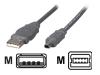 Belkin Gold Series - USB cable - 4 PIN USB Type A (M) - mini-USB Type B (M) - 1.8 m - molded