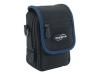 Dicota CamPocket Lens - Case camera - microfibre - black, blue