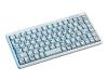 Cherry Slim Line G84-4100 - Keyboard - USB - 86 keys - light grey - Belgium